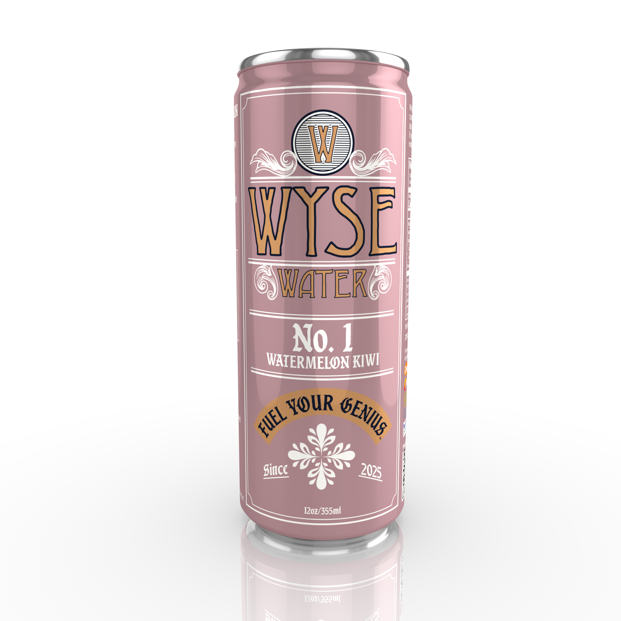 Wyse No. 1-Watermelon Kiwi | 12oz Can | lightly carbonated